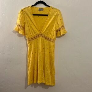 ASOS yellow floral dress